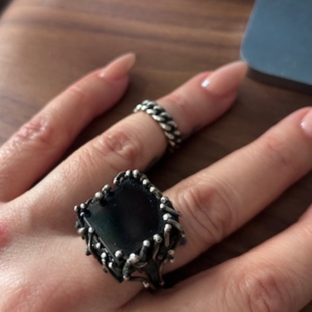 Rope Silver Ring